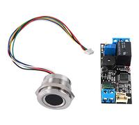 Uinfhyknd Tableau de contrôle des dactilaires de faible puissance K202 DC 12 V + module de dactilaires R503 Module de reconnaissance de dactilaires rond