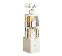UINGBPXT Bibliothèque d'angle rotative à 360 ° - Bibliothèque multi-couches - Style simple - Pour étudiant, maison, étude, bibliothèque, organisateur parfait