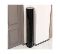 UINGBPXT Étagère à chaussures intelligente rotative à 360° - 3/6/9 niveaux - Moderne - Autonome - Fermée - En métal - Tour de rangement efficace - 127/50 - Noir - 43 cm