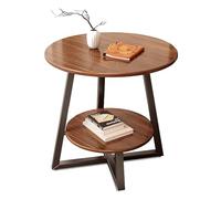 UINGBPXT Petite table d'appoint double couche Table basse créative amovible Table d'appoint moderne pour salon, chambre à coucher, table d'appoint stable, 48 x 55 cm