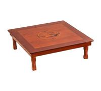 UINGBPXT Table basse de thé carré Table basse Eco-Friendly Artificielle Plancher Tables Table Pliante Baie Vitrée Table Basse Table d'autel Antique