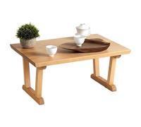 UINGBPXT Table basse simple pour balcon japonais, table basse près de la fenêtre, exquise table basse en bois massif antique tatami