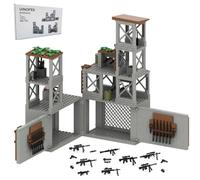 UINOFER Kit de blocs de construction pour scène militaire, modèle d'architecture de base DIY, accessoires compatibles 75387 (Outpost)