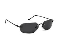 UINOFER Matrix Agent Smith Lunettes de soleil polarisées pour homme Noir/verres fumés Unisexe Vintage, 1 pièce