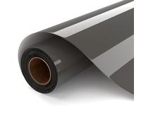 UIOK Flex Thermocollant, Gris Vinyle Thermocollant 30.5×183cm Flex Thermocollant pour Tissus, Flex Gris HTV Vinyles de Transfert à Chaud Pour Cricut Facile à Couper et à Désherber