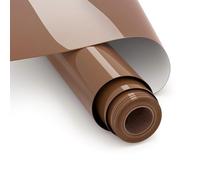 UIOK Flex Thermocollant Pour Tissu Tan, Vinyle Thermocollant HTV Film de Traceur Textile 30.5 x 365.8cm Flex Thermocollant Film pour Cricut et Silhouette, Facile à Couper et à Désherber（Tan）