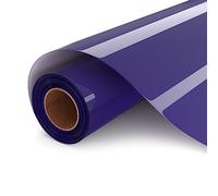 UIOK Flex Thermocollant Pour Tissu Violet Vinyle Thermocollant, HTV Film de Traceur Textile 30.5 x 182cm Flex Thermocollant pour Cricut et Silhouette, Facile à Couper et à Désherber (Violet)