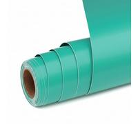 UIOK Vinyle Adhésif Bleu Tiffany, 30,5 x 457.2 cm Permanent Vinyle, Mat Tiffan-y Vinyle pour Cricut et Silhouette Cameo, Rouleaux de Film en Vinilo Adhesivo Permanente pour Cadeaux de Bricolage, Mug