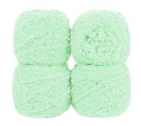 Uiopa Fil Crochet 4 x 100g, Fil de Laine à Tricoter à La Main, Pelote de Crochet Laine Douce et Moelleux pour Couvertures, Foulards, Chapeaux, Projets de Bricolage (Vert Aqua)