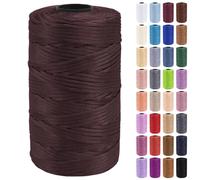 Uiopa Fil Macramé 3mm x 200m Bande de Macramé en Polypropylène Fil Crochet pour Sac en Crochet, Panier, Tricot, Bricolage, Artisanat, Cadeau Décoration