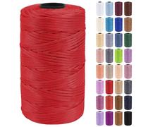 Uiopa Fil Macramé 3mm x 200m Bande de Macramé en Polypropylène Fil Crochet pour Sac en Crochet, Panier, Tricot, Bricolage, Artisanat, Cadeau Décoration