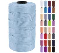 Uiopa Fil Macramé 3mm x 200m Bande de Macramé en Polypropylène Fil Crochet pour Sac en Crochet, Panier, Tricot, Bricolage, Artisanat, Cadeau Décoration