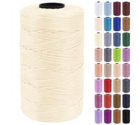 Uiopa Fil Macramé 3mm x 200m Bande de Macramé en Polypropylène Fil Crochet pour Sac en Crochet, Panier, Tricot, Bricolage, Artisanat, Cadeau Décoration