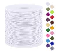Uiopa Fil Nylon, 0,7mm x 120m Fil de Nylon pour Perles, Corde Bracelet Tressé Fil Bracelet pour Perle, Collier, Fabrication de Bijoux, Macramé, Bricolage Artisanat