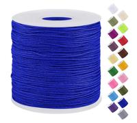 Uiopa Fil Nylon, 0,7mm x 120m Fil de Nylon pour Perles, Corde Bracelet Tressé Fil Bracelet pour Perle, Collier, Fabrication de Bijoux, Macramé, Bricolage Artisanat