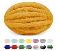 Uiopa Pelote Laine Grosse Maille, 250g Grosse Laine à Tricoter à la Main, Crochet Laine Douce Chunky Yarn pour Couvertures Tricotées, Coussins, Tapis, Écharpes et Projets de Bricolage