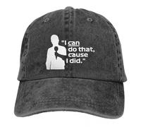 UIOPPIOS Je Peux Le Faire Parce Que j’AI Fait des Casquettes de Baseball pour Hommes F1 Chapeaux de Soleil en Coton décontractés réglables Chapeaux de Papa Unisexes