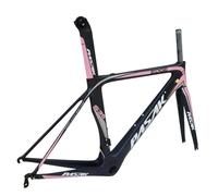 UIOPPOI Cadre de vélo de route en carbone 700 C 54 cm C Frein Cadre de course QR Léger Brise-vent Cadre Routage interne