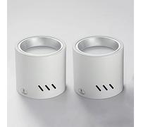 UIOPPOI Lot de 2 Spots LED encastrables pour Plafond, 15 W, en Aluminium, Mini Spots directionnels pour Salon, Couloir, Chambre à Coucher