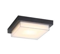 UIOPPOI Plafonnier carré LED étanche Semi-encastré, luminaire de Couloir étanche, Moderne, Proche des plafonniers pour Zones humides intérieures et extérieures