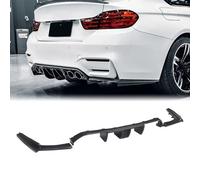 UioQrintan Becquet Arrière, Diffuseur arrière en Fibre de Carbone ABS avec éclairage LED pour BMW F80 M3 F82 M4 F83 2015-2020
