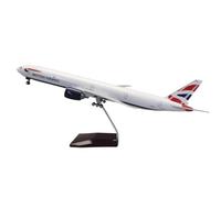 UIPOANSWS Modèle d'avion Volant Boeing B777 47CM 777 Maquette d'avion British Airways Décoration for La Maison Avions aériens
