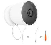 UIQELYS Lot de 2 chaînes de sécurité antivol compatibles avec Google Nest Cam (batterie), Arlo Ultra 4K UHD, Arlo Pro 3, Arlo Pro 4, Arlo Ultra 2, chaîne antivol et empêche les chutes de 20 cm
