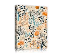 UIRINGART Arbres floraux abstraits Toile Art mural Nature moderne Estampes botaniques de la nature Œuvres d’art Couleurs Affiches Peinture Fresque pour salon Décoration de chambre 70x110cm