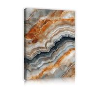 UIRINGART Art mural en marbre abstrait Affiche de peinture contemporaine Imprimés modernes à texture de pierre Œuvres esthétiques pour la décoration de la cuisine 65x100cm