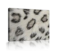 UIRINGART Texture de poils de léopard Toile Art mural style Safari Affiche à motif animal Thème de la faune Photos Œuvres nature pour la décoration du bureau à domicile 75x120cm