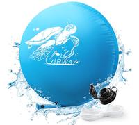 UIRWAY Coussin de piscine d'hiver XXL - Rond - 5 m avec double couture - Coussin d'air pour piscine d'hiver avec kit de réparation et tuyau de gonflage prolongé - Coussin de piscine pour l'hiver
