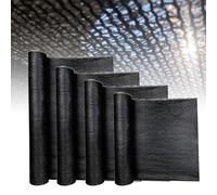 UISEBRT 1,5x10 m Filet d'ombrage Filet de tennis HDPE 150g/m² Clôture Protection visuelle Protection contre le vent Protection solaire Attaches de câble Balcon Anthracite