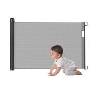 UISEBRT Barrière de protection, extensible, pour les bébés et les animaux domestiques, de 0 à 150 cm, noire