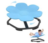 UISEBRT Carrousel autisme - Chaise pivotante pour enfant - Carrousel sensoriel - Jouet d'entraînement - Coordination physique et équilibre - Tabouret rotatif (bleu)