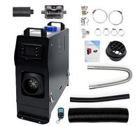 UISEBRT Chauffage Diesel 8KW 12V, Chauffage à air Diesel avec Silencieux, télécommande, écran LCD pour Voiture, RV, Bateaux, camions, Noir - Style B