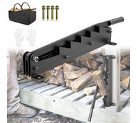 UISEBRT Couteau à copeaux pour bois de chauffage, fendeur de bois manuel Fendeur de bois manuel, fendeur manuel de bois de chauffage avec sac de transport