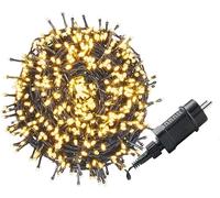 UISEBRT Guirlande Lumineuse LED 100M 1000Led, Guirlande Lumineuse Noël pour Extérieur et Intérieur avec 8 Modes, Étanche IP44, Décoration pour Noël Arbre Jardin Mariage Fête de Noël, Blanc Chaud