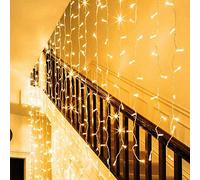 UISEBRT Guirlande Lumineuse LED 10m - 400 LED Blanc Chaud Guirlande Lumineuse avec 8 Modes, IP44 Étanche pour Décoration Extérieur Intérieur, Noël, Halloween, Mariage, Jardin, Balcon