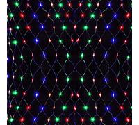 UISEBRT Guirlande Lumineuse LED Extérieur 3 x 2m - Filet Lumineux avec 8 modes pour Noël, Halloween, Jardin, Mariage Intérieur Décoration, IP44 Etanche (3 x 2m,Multicolore)