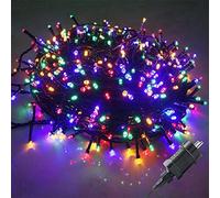 UISEBRT Guirlande Lumineuse LED Extérieure Intérieure 80m - Décoration pour Halloween, Noël, Pâques, Mariage, Fête, avec 8 modes d'éclairage, étanche IP44 (80m 800LED, Multicolore)