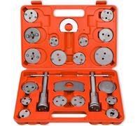 UISEBRT Kit de 23 pièces de remise en état des pistons de frein Kit de remise en état des pistons de frein Outil universel de remise en état des pistons d'étrier de frein Broche de l'outil piston