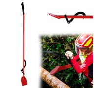 UISEBRT Lève-tronc professionnel 130 cm pour abattre les arbres, avec crochet réversible, aide à l'abattage jusqu'à 250 kg, aide à la rotation pour le travail du bois