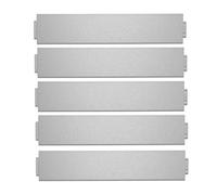 UISEBRT Lot de 10 bordures de pelouse en métal galvanisé 10 m 100 x 18 cm Longueur 5 m Hauteur 18 cm