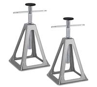 UISEBRT Lot de 2 Chandelles de Stabilisation pour Caravane, Chevalet pour camping-car, accessoires de caravane, en aluminium, Capacité de Charge 1000kg par Pieds de Support