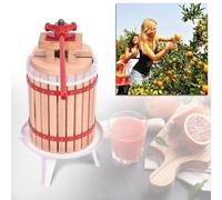 UISEBRT Presse-fruits, manuel, 18 l, avec filet de presse, pour les magasins de fruits, les fêtes de famille, la vinification du vin (18 l)