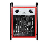 UISEBRT Radiateur soufflant électrique 9 KW 400V - Chauffage électrique de chantier avec thermostat & 4 niveaux de chauffage (9 KW)