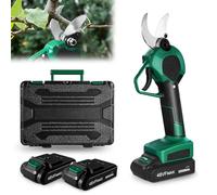 UISEBRT Sécateur électrique professionnel sans fil 48 V - 3000 mAh - Diamètre de coupe : 30 mm - Avec batterie rechargeable - Pour le jardinage, l'élagage