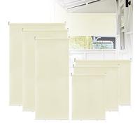 UISEBRT Store extérieur Vertical Pare-Soleil Store occultant pour extérieur, Protection UV, Vonvient au Balcon (180 x 140 cm, Beige)
