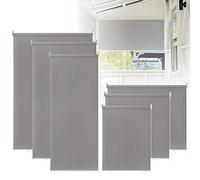 UISEBRT Store extérieur Vertical Pare-Soleil Store occultant pour extérieur, Protection UV, Vonvient au Balcon (140 x 240 cm, Gris)