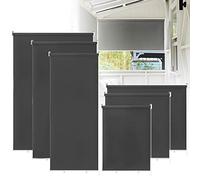 UISEBRT Store extérieur vertical Pare-soleil Store occultant pour extérieur, Protection UV, Vonvient au balcon (180 x 140 cm, Anthracite)